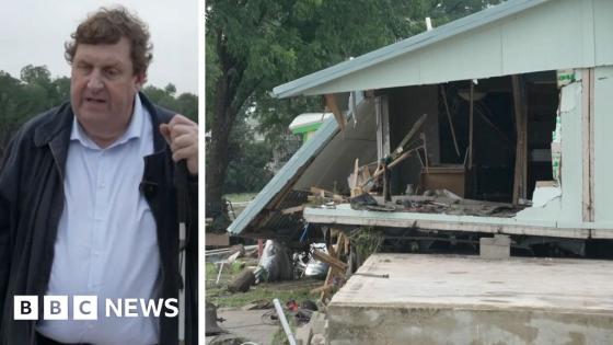 BBC witnesses destruction from Texas floods in Kerr County