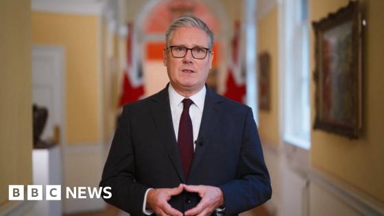 Keir Starmer says UK recognises Palestinian state