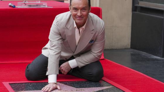 Video. Jude Law earns his star on Hollywood Walk of Fame