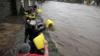United Kingdom under water