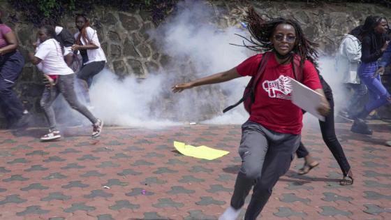 Video. Demonstration against feminicide in Kenya