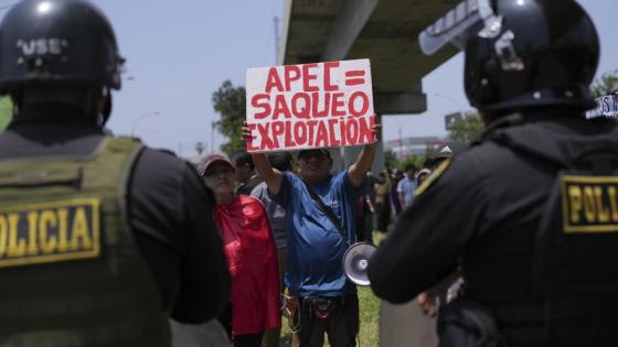 Video. Peruvians call for justice and say ‘No’ to APEC