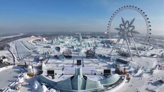 Video. The world’s largest ice and snow theme park