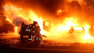 Video. Ukraine: Russian drone attack on the town of Sumy