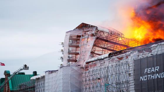Fire engulfs iconic stock exchange building in Denmark’s Copenhagen | Arts and Culture News