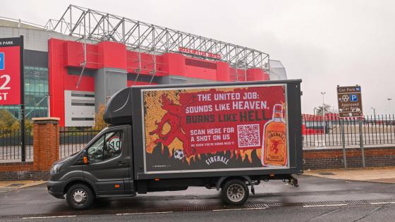 Whisky brand poke fun at incoming Man Utd manager Ruben Amorim with billboard outside Old Trafford