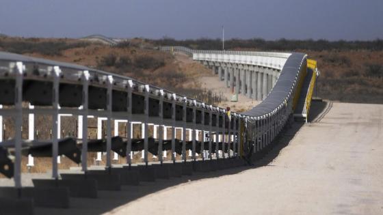 The 42-mile ‘Dune Express’—America’s longest conveyor belt—moves fracking sand in Texas