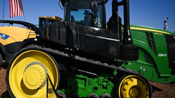 Deere surges to record on optimism for upturn in farm economy