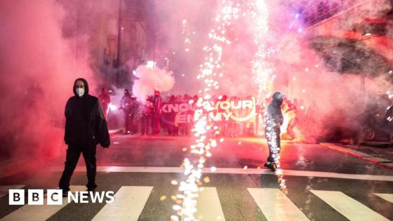Italian police arrest protesters after clash in Olympic host city Milan