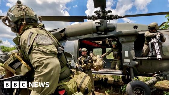 Watch: BBC joins Colombian commandos fighting 'never-ending battle' against drug gangs