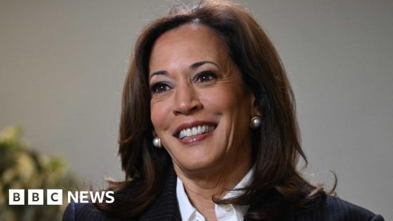 'I'm not done', Kamala Harris tells the BBC's Laura Kuenssberg