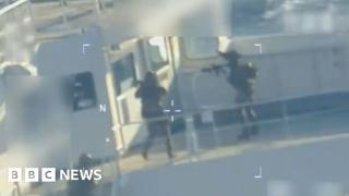 Video shows US military seizing oil tanker off Venezuela coast
