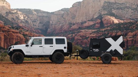 TAXA X is the ultimate off-road trailer that laughs in the face of boulders and bad roads