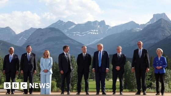Trump’s short G7 – a trade deal, family photo and the Middle East