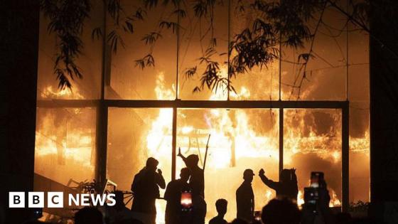 'I can't breathe any more': Inside the night a mob burned a newspaper