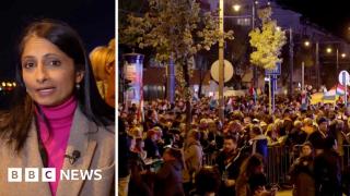 BBC reports from Budapest as Orbán concedes