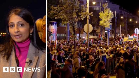 BBC reports from Budapest as Orbán concedes