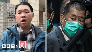 BBC reports from outside court after Jimmy Lai sentencing