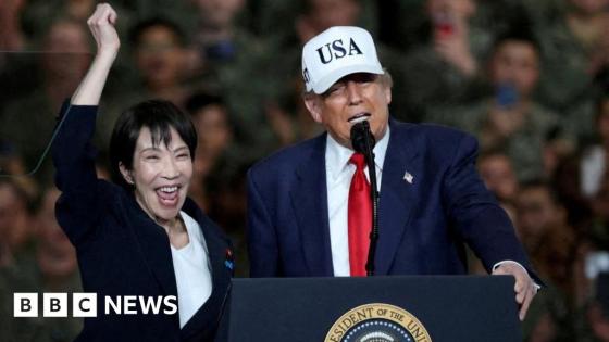 Trump endorses Japan's Takaichi ahead of snap election