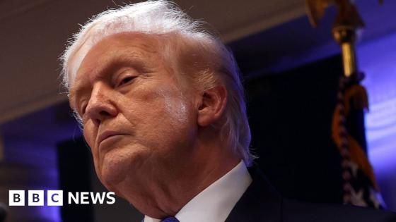 BBC inside Trump press briefing slamming Supreme Court tariffs ruling