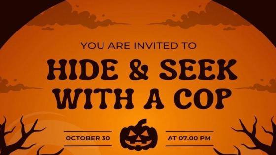 Police in U.S. city host controversial halloween ‘Hide and Seek With a Cop’