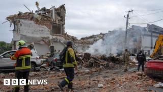 ‘Hundreds’ of drones and missiles fired at Ukraine by Russia
