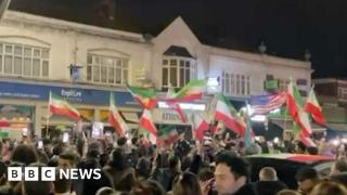 Celebrations around the world after strikes on Iran