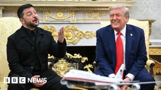 Watch: Zelensky's 'fabulous' suit and other moments from Trump meeting
