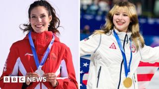 The two Chinese-American Olympians competing for rival superpowers
