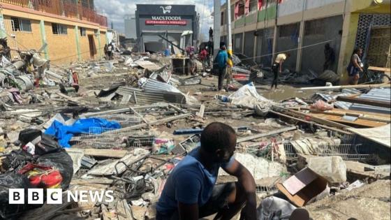 Hurricane Melissa destroys Jamaica town
