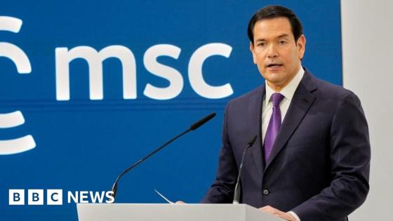 Rubio says US and Europe 'belong together' despite tensions