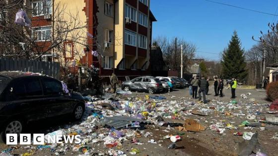 Blast that injured two was 'terrorist attack', Ukrainian authorities say