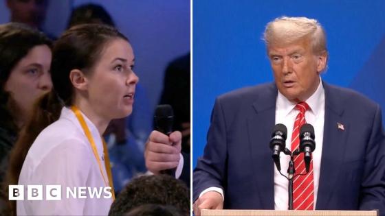 Trump asks BBC Ukrainian reporter about her family