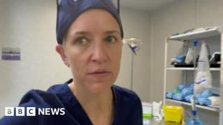 British surgeon's 'high anxiety' operating in Gaza