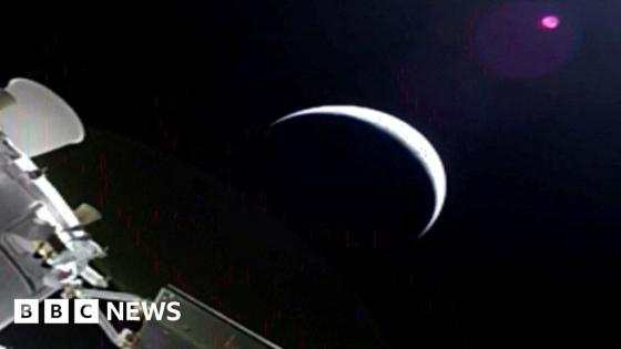 Artemis II blasts closer to the far side of the Moon