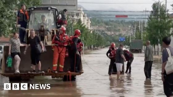 BBC visits Beijing region hit by deadly flood