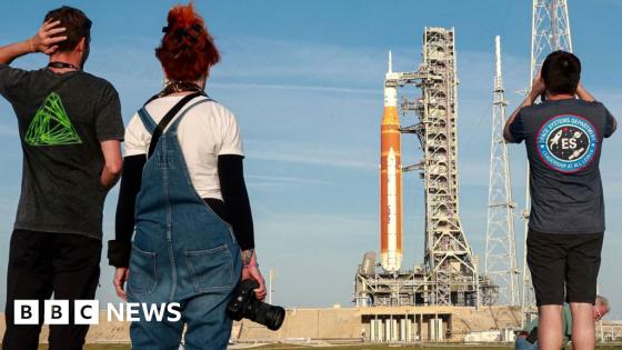 What it’s like to be in Florida for Artemis launch
