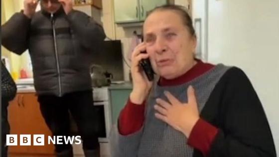 Ukrainian soldier thought to be dead calls his family