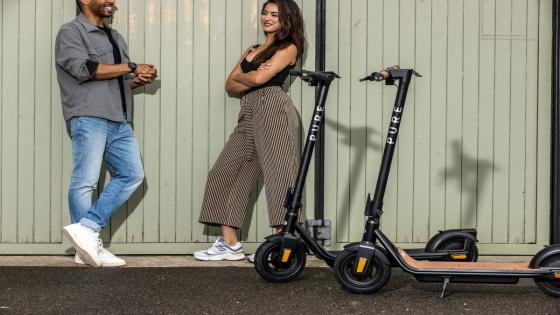 Experience the future of urban travel with Pure Electric’s e-scooters
