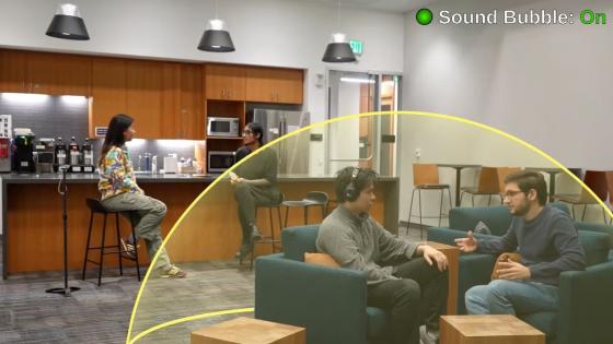 Noise-cancelling headphones that let you hear a ‘bubble’ around you, but block everything else? Sounds great, and researchers have developed the tech