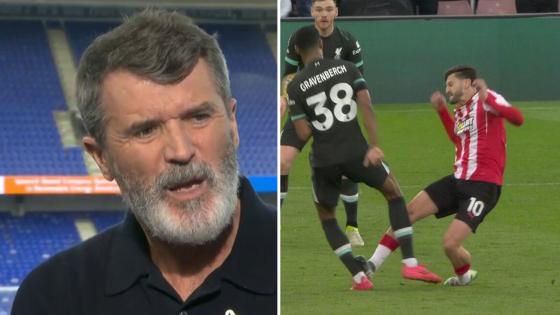 Roy Keane furious as Adam Lallana escapes red card for challenge Man Utd legend ‘would’ve been sent off’ for