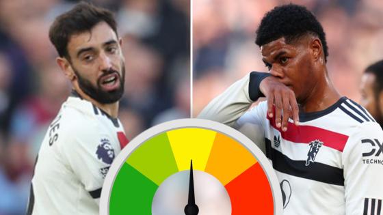 Man Utd player ratings: Bruno Fernandes causes endless problems but Marcus Rashford entirely absent before being hooked