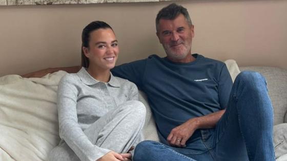 Meet Roy Keane’s daughter Leah whose name is tattooed on his arm is engaged to new England star Taylor Harwood-Bellis
