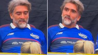 Fans joke Premier League legend is ‘enjoying himself’ as awkward camera angle creates raunchy optical illusion