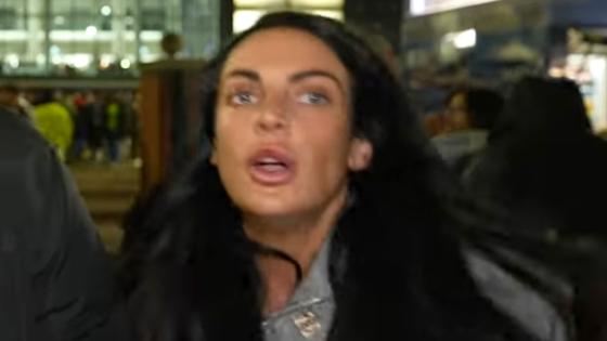 Shocking moment woman appears to make racial slur live on TV leaving presenter stunned after Man Utd vs Chelsea