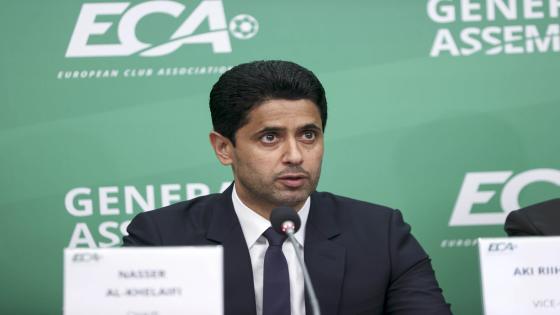 PSG’s Nasser Al-Khelaifi told Barcelona’s Joan Laporta to give up on ‘stupid’ Super League