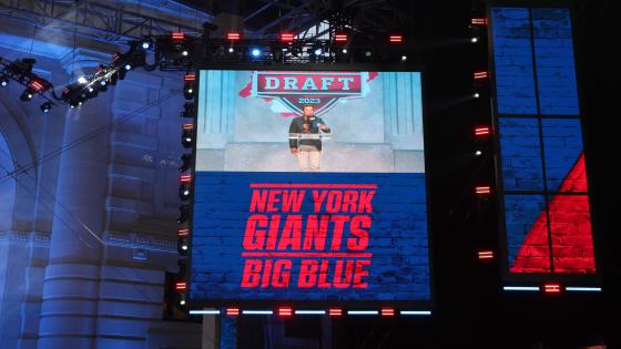 The New York Giants, with their first pick in the 2024 NFL Draft, select …