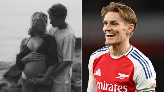 Martin Odegaard becomes a dad as wife Helene gives birth to baby boy after Arsenal’s win over West Ham