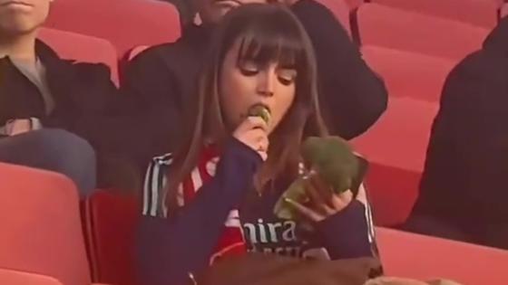 Arsenal fan spotted eating BROCCOLI at the Emirates as supporters say ‘game’s gone, utter woke nonsense’