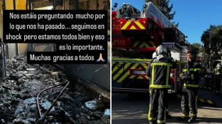 Former Real Madrid star’s house left a charred wreck after horrific fire as partner says ‘we are still in shock’